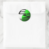 sticker ES Paintball Green (Tasche)