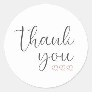 Sticker / Etiquette autocollante Vielen Dank