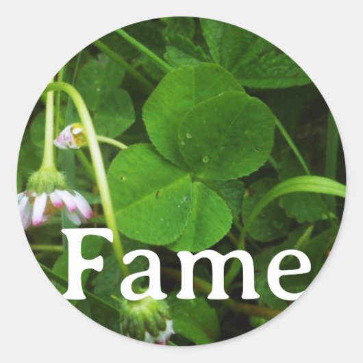 Sticker 'Fame' (Vorderseite)