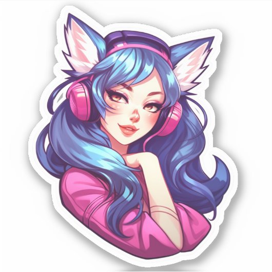 Sticker Feline Enigma (Vorderseite)