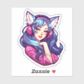 Sticker Feline Enigma (Blatt)