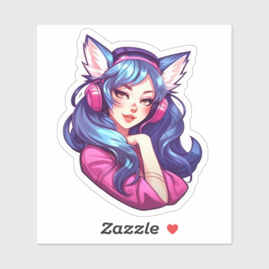 Sticker Feline Enigma (Blatt)