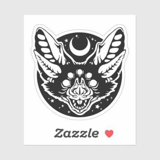 Sticker - "Five-Eyed Bat" (Blatt)