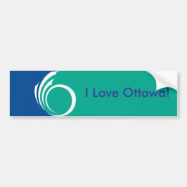 Sticker Flag of Ottawa, Canada Autoaufkleber