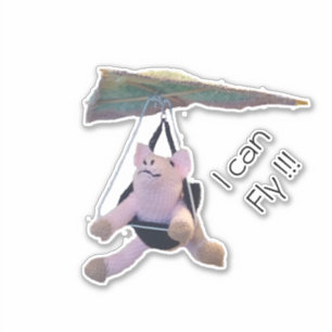 Sticker - Fliegendes Schwein