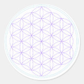 Sticker Flower of Life watervitalizer (Vorderseite)