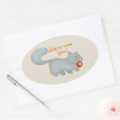 Sticker Fluffy Cat New Year Christmas Crafts  (Umschlag)