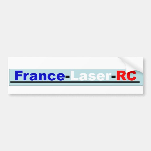 Sticker Frankreich Laser RC Autoaufkleber (Vorne)
