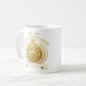 Sticker 'Frenchie Weltschnaarchampion' Kaffeetasse (Vorderseite Links)