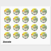 Sticker Frogs Singing Elf Directs Birthday Song (Blatt)