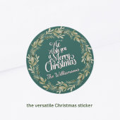 Sticker Frohe Weihnachten