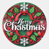 Sticker - Frohe Weihnachten (Vorderseite)
