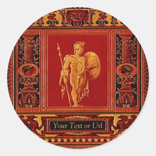 Sticker für antike römische Soldaten (Vorderseite)