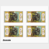 Sticker für antikes Elephant-Buchzeichen aus den 1 (Blatt)