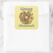 Sticker für Armenisches Sprichwort (Tasche)