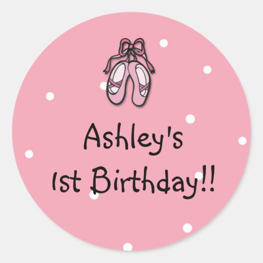Sticker für Ballerina Slippers (Vorderseite)