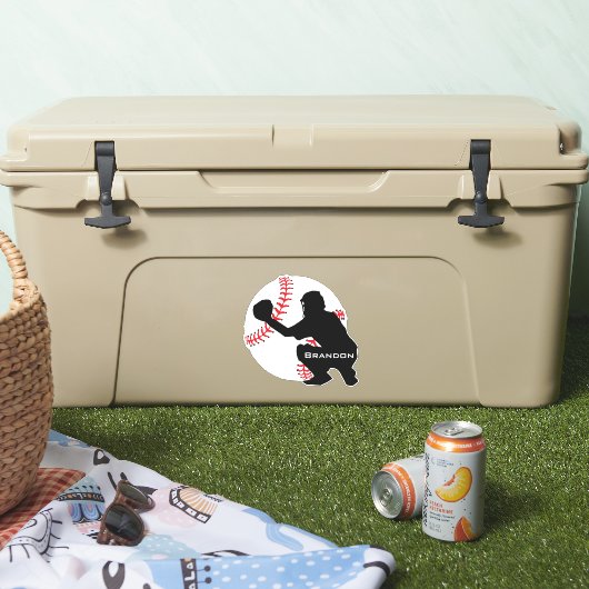 Sticker für Baseball-Catcher-Design (Kühler)