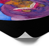 Sticker für Beautybären Poster (Ecke)