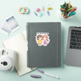 Sticker für beste Freundinnen Mädchen | Süßes BFF-