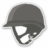 Sticker für Black Ride Helm (Vorderseite)