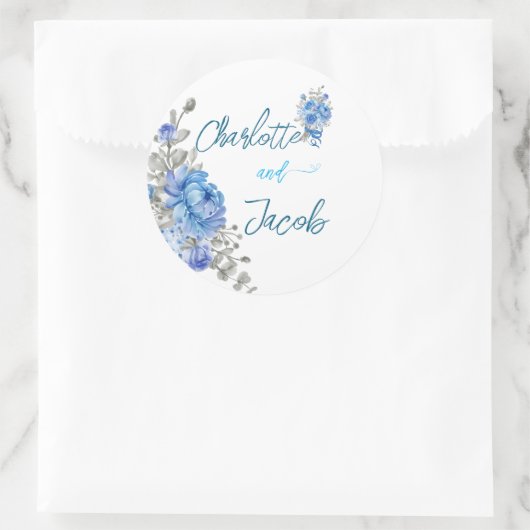 Sticker für blaues Brautparty (Tasche)