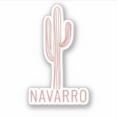 Sticker für Bohemische Wüstenkaktus (Vorderseite)