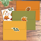 Sticker für botanische Herbstverzierungen