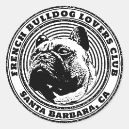 Sticker für Bulldoten mit Textfeldern