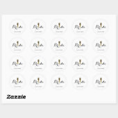 Sticker für Champagne Glass Bride (Blatt)