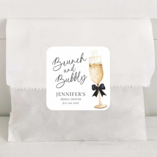 Sticker für Champagner-Brautparty