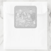 Sticker für das Foto an der Silber (Tasche)