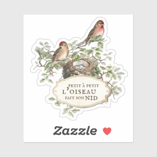 Sticker für das französische Sprichwörterbuch (Blatt)