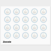 Sticker für das Geschlecht-Enthüllungs-Team Junge (Blatt)