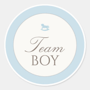 Sticker für das Geschlecht-Enthüllungs-Team Junge