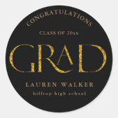 Sticker für das Graduiertenstudium (Vorderseite)