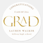 Sticker für das Graduiertenstudium (Vorderseite)