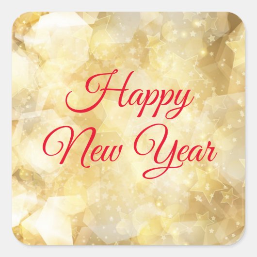 Sticker für das neue Jahr (Vorderseite)