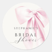 Sticker für das Rosa Brautparty (Vorderseite)