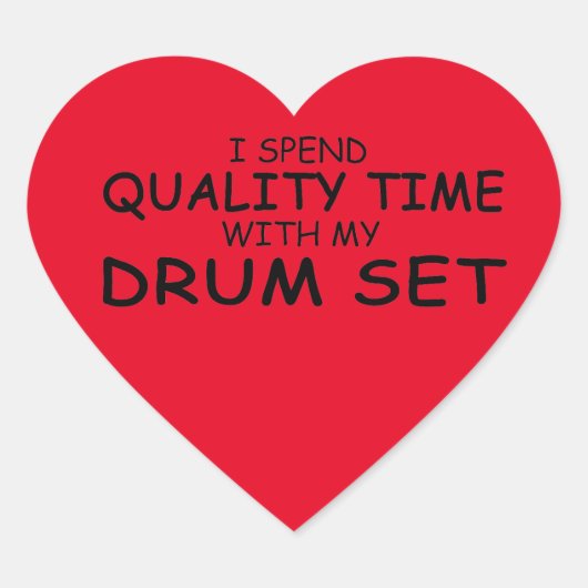 Sticker für das Set "Quality Time Drum" (Vorderseite)
