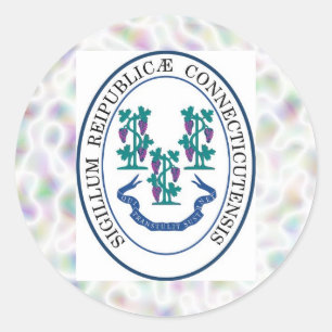 Sticker für das Siegel von Connecticut Staat
