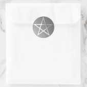 Sticker für das silberne Pentagramm (Tasche)