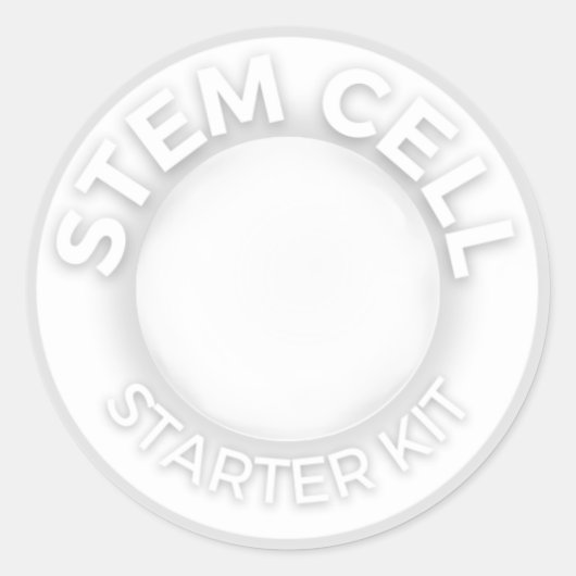 Sticker für das Stammzellenstarter-Kit - Option 1 (Vorderseite)