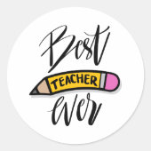 Sticker für den besten Lehrer (Vorderseite)