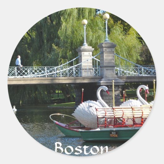 Sticker für den Boston Public Garden (Vorderseite)