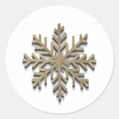 Sticker für den Goldenen Snowflake (Vorderseite)