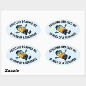 Sticker für den lustigen erwachsenen Kampf (Blatt)