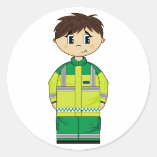 Sticker für den niedlichen Ambulanzmann