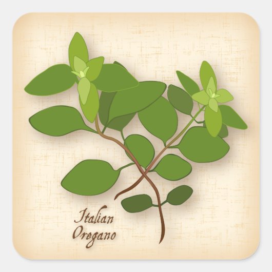 Sticker für den Platz Oregano (Vorderseite)