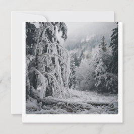 Sticker für den Schneewald Einladung