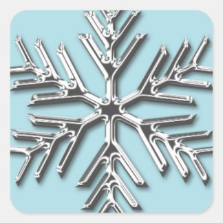 Sticker für den Silver Snowflake Holiday Umschlag 